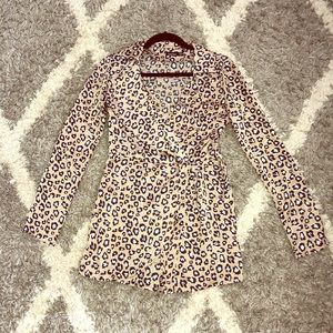 Leopard Print Romper